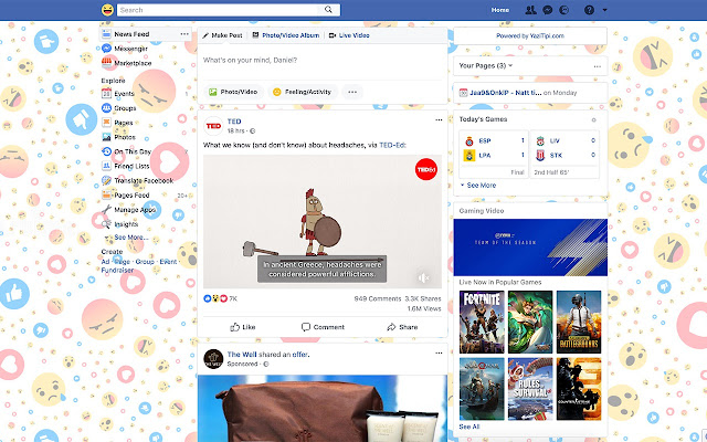 Emoji Theme for Facebook