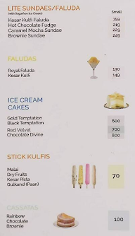 Gianis Ice Cream menu 5