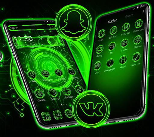 Green Technology Launcher Theme?