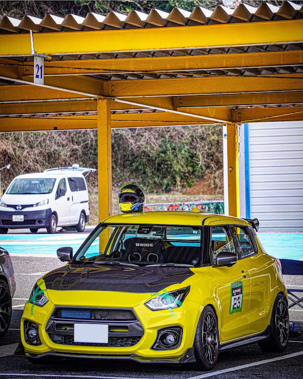 スイフトスポーツの茂原ツインサーキット・サーキット・走行会に関するカスタム事例の投稿画像1枚目