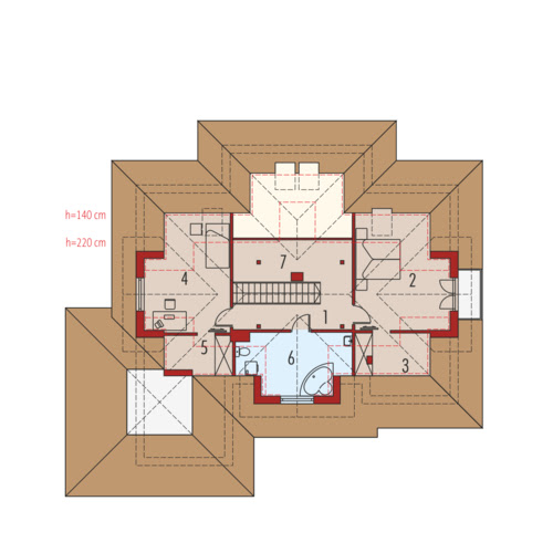 Marysia II G2 - Rzut poddasza