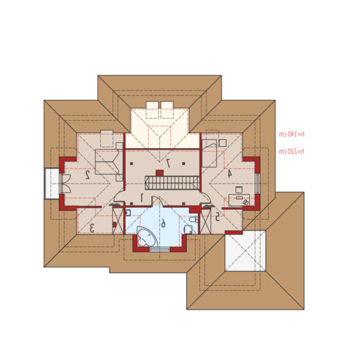 Marysia II G2 - Rzut poddasza