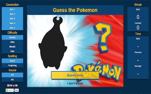 Guess the Pokemon