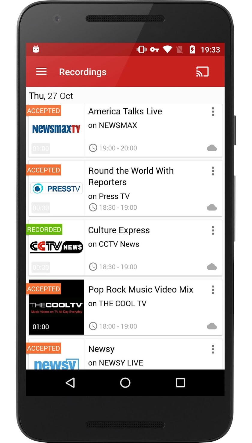 FilmOn Live TV FREE &amp; DVR Screen 3