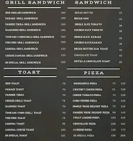 SR Food Corner menu 1