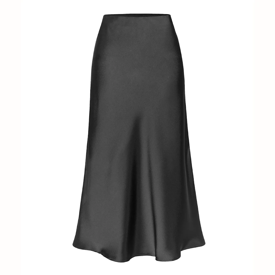 Gonna da Donna a Vita Alta Elastica con Spacco, Comfort e Stile Senza Paragoni, Perfetta per un Look Versatile ed Elegante, Adatta a Ogni Occasione, Facile da Abbinare.
