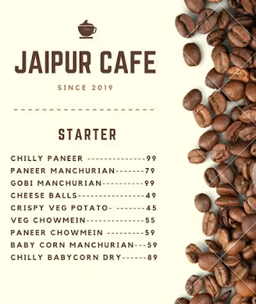 Jaipur Cafe menu 