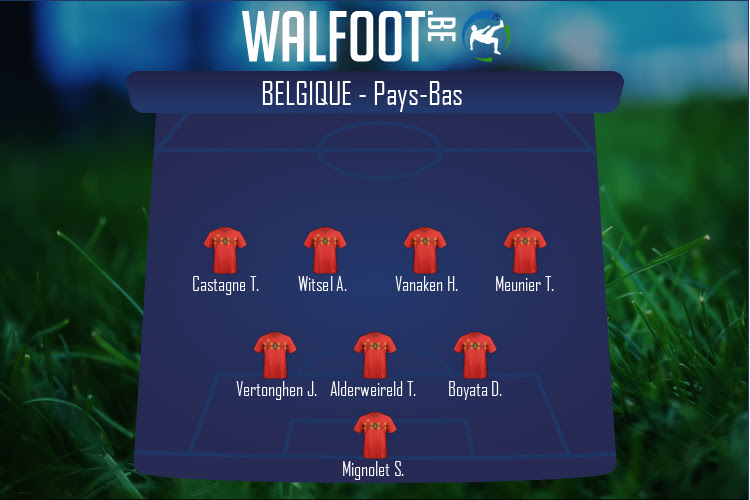 Composition Belgique | Belgique - Pays-Bas (03/06/2022)