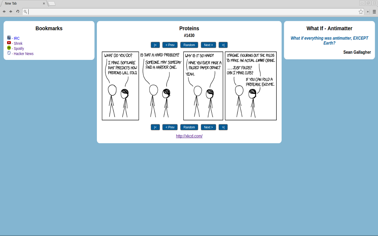 xkcd - New Tab Page Preview image 3