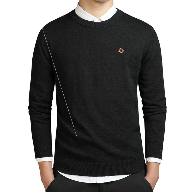 Title 1, Suéteres de hombre tipo pullover de algodón, je...
