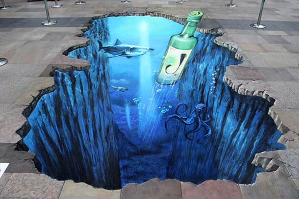 3D Sidewalk Chalk Art: 4 of the World's Most Talented Street Artists