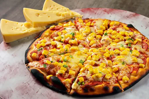 Paneer And Sweet Corn Cheese Burst Pizza [8 Inches]