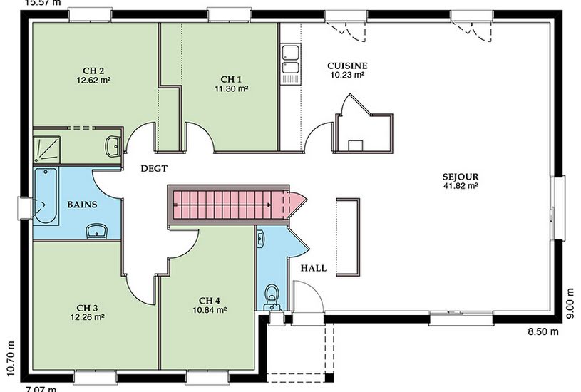  Vente Terrain + Maison - Terrain : 1 600m² - Maison : 109m² à Saint-Benin-d'Azy (58270) 