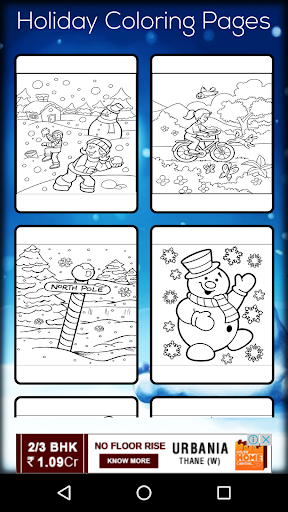 Holiday Coloring Book