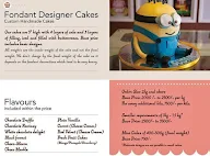 The Cake Butik menu 2