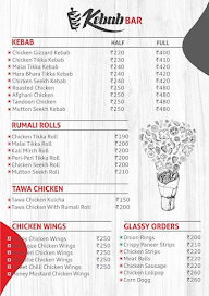 Kebab Bar menu 1