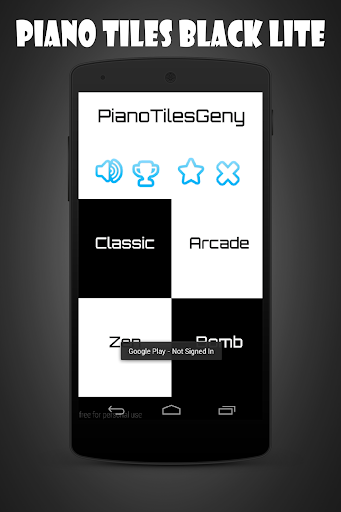 Piano Tiles Black Lite Free