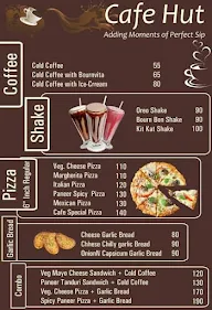 Cafe Hut menu 1