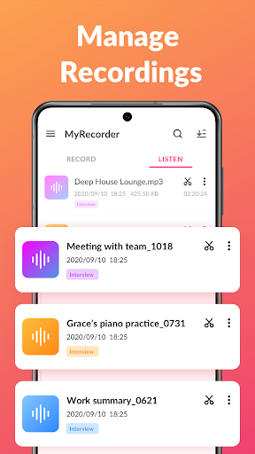 Screenshot Voice Recorder & Voice Memos