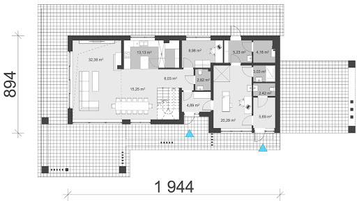 UA186 - Rzut parteru