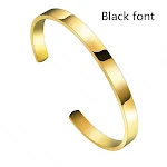Gold black font