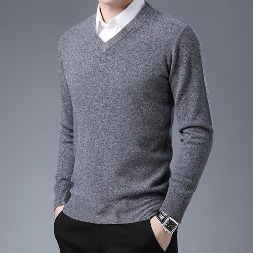Title 2, Mens pullover long sleeve knit bottoming shirt...