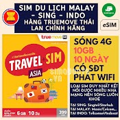 Sim Du Lịch Malaysia Singapore Indonesia Dtac Go Inter Và Truemove Travel Asia