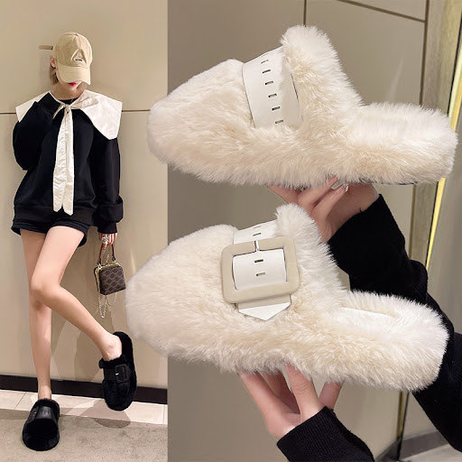 Title 7, Womens Fashion Simple Thick Bottom Toe Cap Flu...