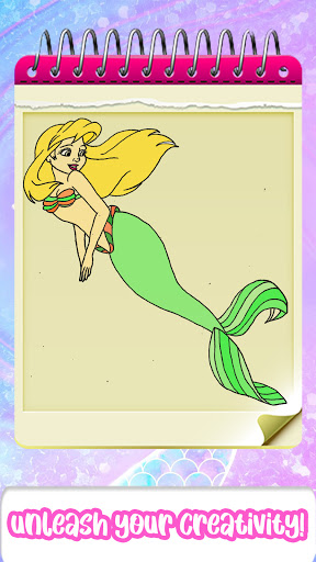 Screenshot Mermaid Coloring Book for Girl