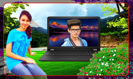 Laptop photo frames - image editor / photo effects - náhled