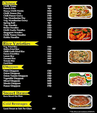 Southy Dosa Festival menu 2