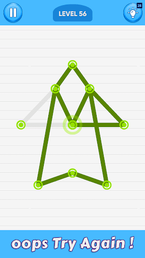 Screenshot Draw 1 Touch Line : Games 2024