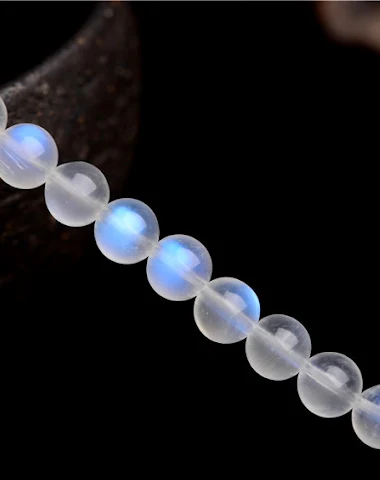 Bracelet Bleu Crème Naturel Clair d - 3