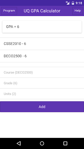 UQ GPA Calculator