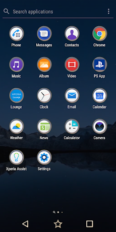 Xperia Stars Mountains Theme Androidアプリ Applion