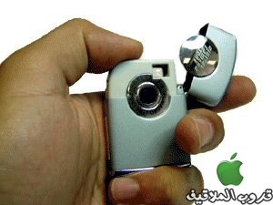 انواع كاميرات سرية  للتجسس في اشكال عدة Lighter-camera-front