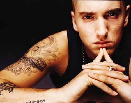 eminem tattoos d12. eminem uncle ronnie.