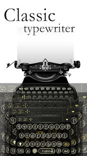 Classical Black Traditional Typewriter Theme(圖1)-速報App