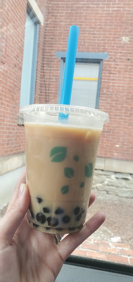 Almond bubble tea