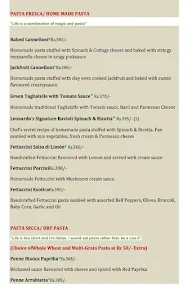 Leonardo Italian Mediterranean Dining menu 3