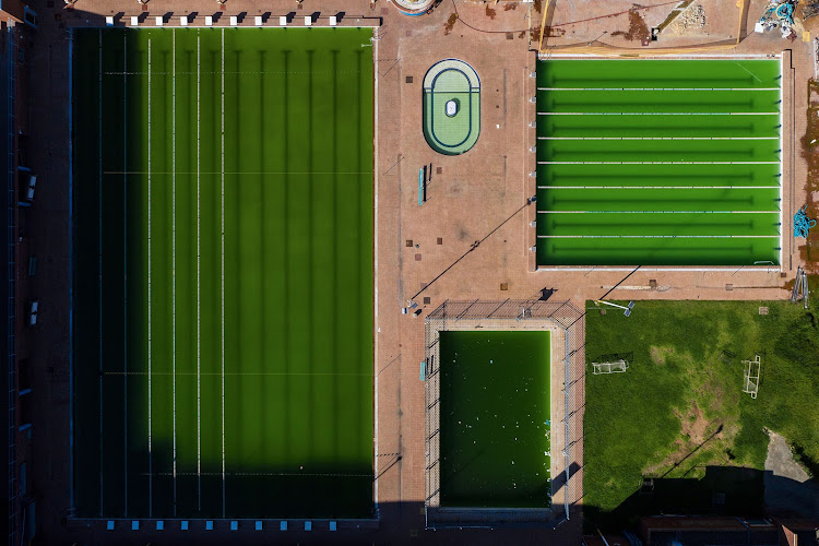 The Ellis Park public swimming pool complex in Johannesburg reveals the effects of lack of maintenance.