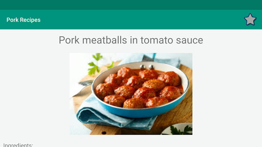 Pork Recipes Offline