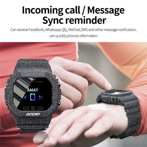 Title 5, Smart Watch Heart Rate Meter Step Blood Pressur...