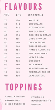 Classics Ice Cream menu 7