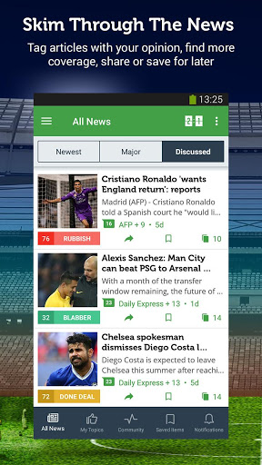 Screenshot Football News: Soccer Updates