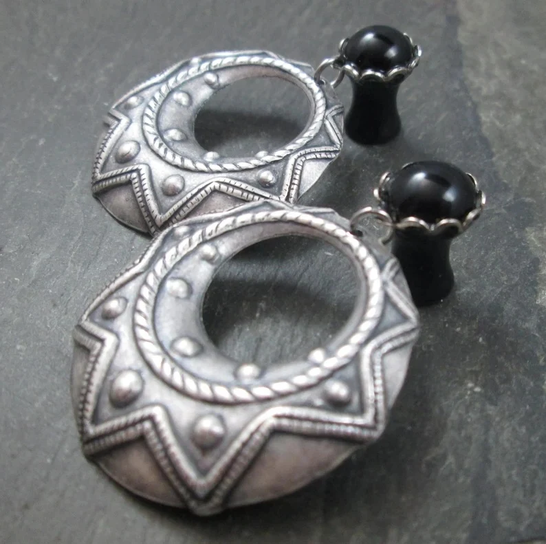 Title 2, Boucles doreilles étoile polygonale géométriqu...