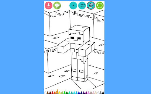 Minecraft Coloring Book 789