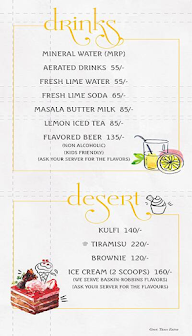 Hotel Oliva menu 2