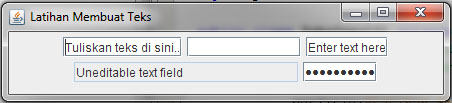 JTextField Java