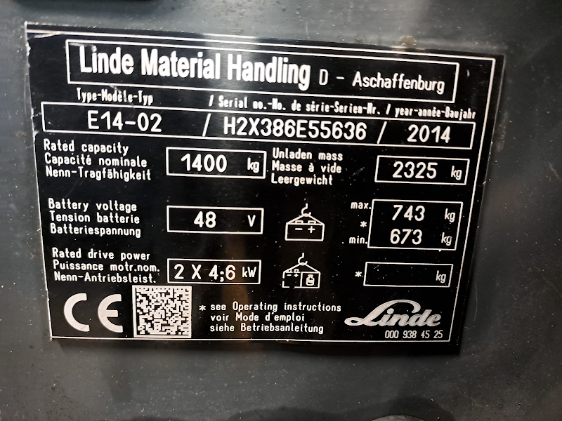 Picture of a LINDE E14-02